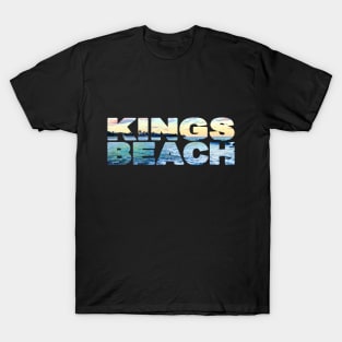 KINGS BEACH - Sunshine Coast surfing the sunset T-Shirt